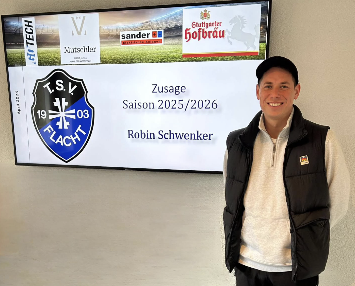 Kaderneuigkeiten für die Saison 2025/2026: Robin Schwenker